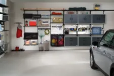 Vue intérieur d'un garage