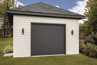 Portes simples, grand garage