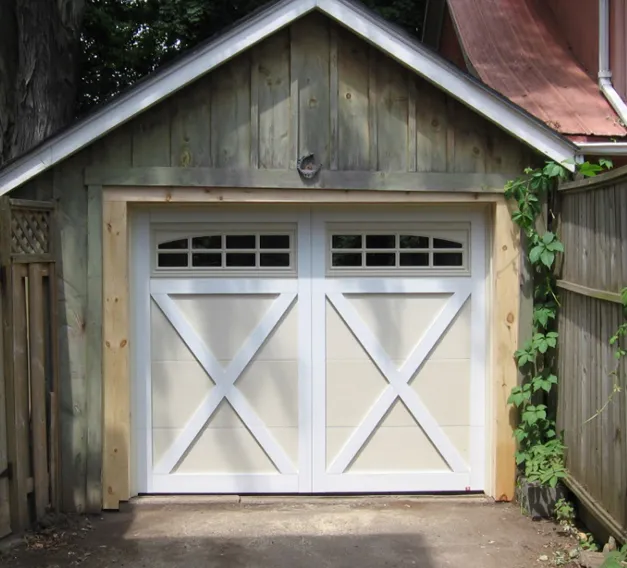 Espace réduit pour portes
et ouvre-portes de garage