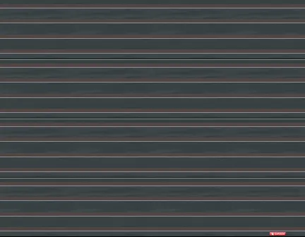 Garage door grooved model Iron Ore colour